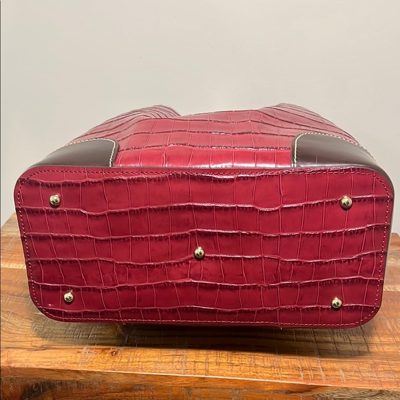 Dooney & Bourke Oakdale Brenna Embossed Leather Bag - Picture 3 of 8